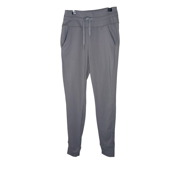 Halara Everyday Jogger Pants XS Gray Stretch Drawstring Pocket Comfort Active - Picture 2 of 12